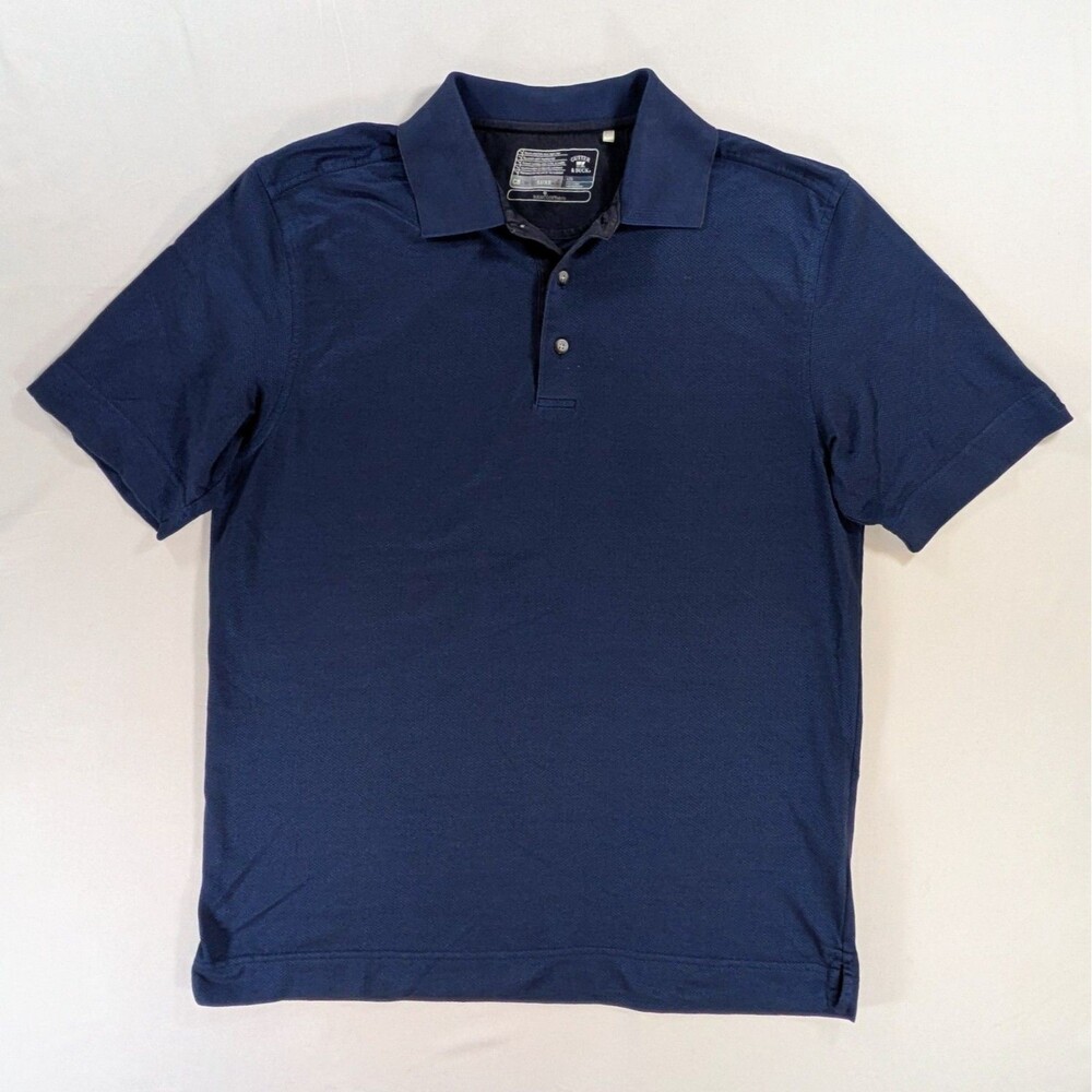 Cutter & Buck CB DryTec Men's Short Sleeve Golf Shirt Size large Blue